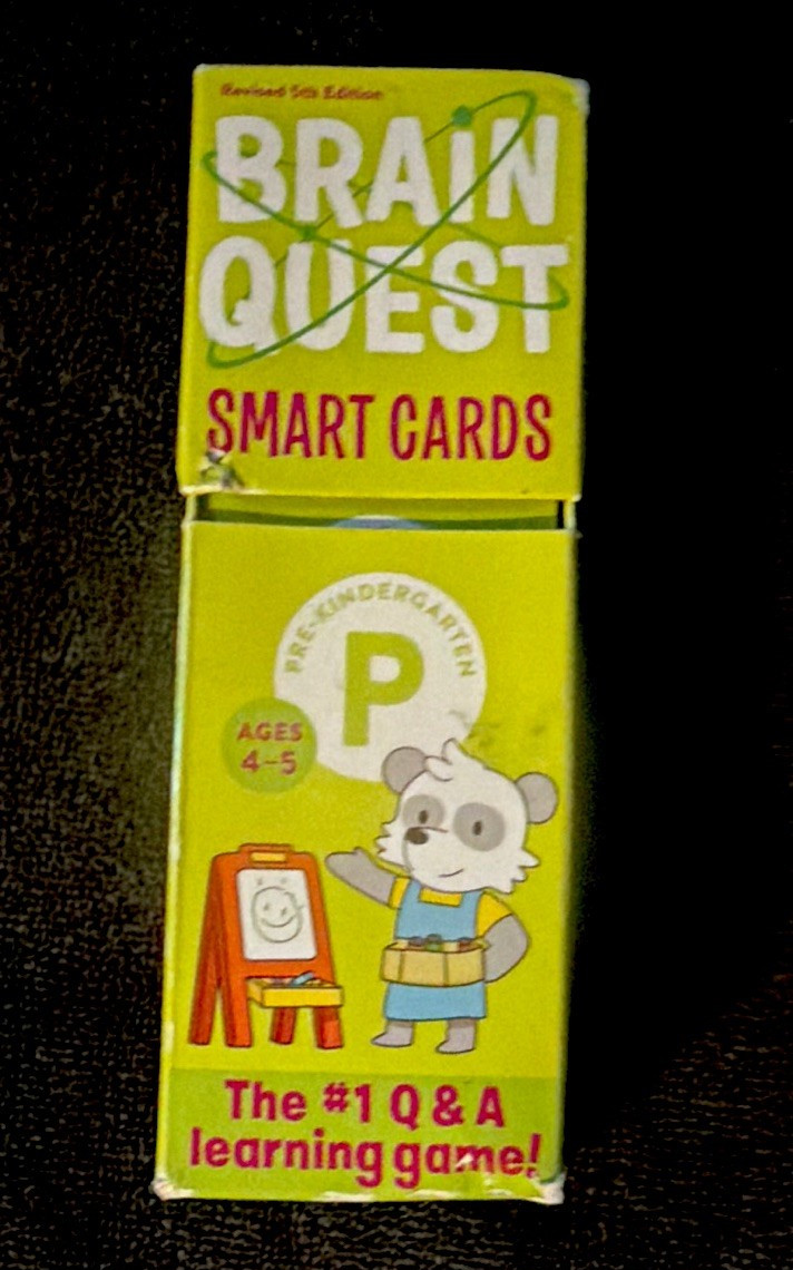 Brain Quest Pre-Kindergarten Smart Cards Decks 1 & 2 Ages 4-5 ABCs Counting