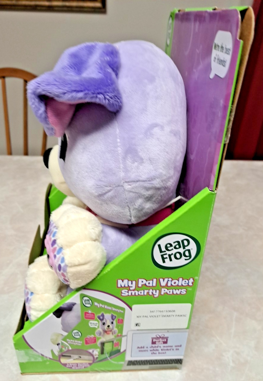 New LeapFrog My Pal Violet Smarty Paws – 40+ Songs & Phrases – Interactive Plush
