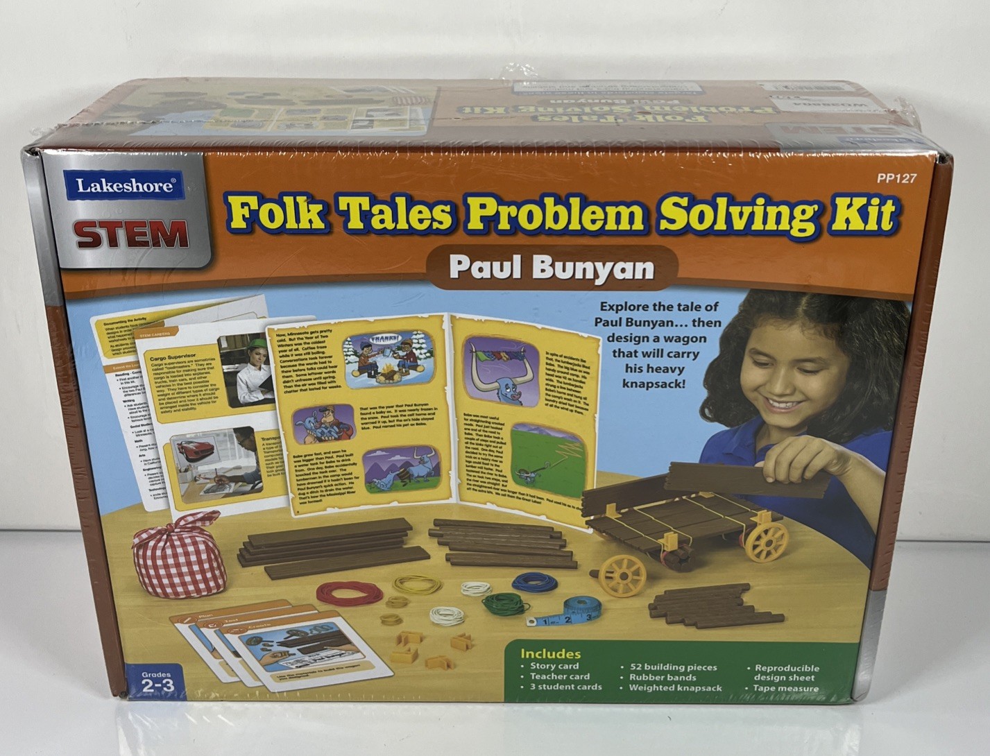 Lakeshore Paul Bunyan Folk Tales Problem Solving STEM Kit Grades 2-3
