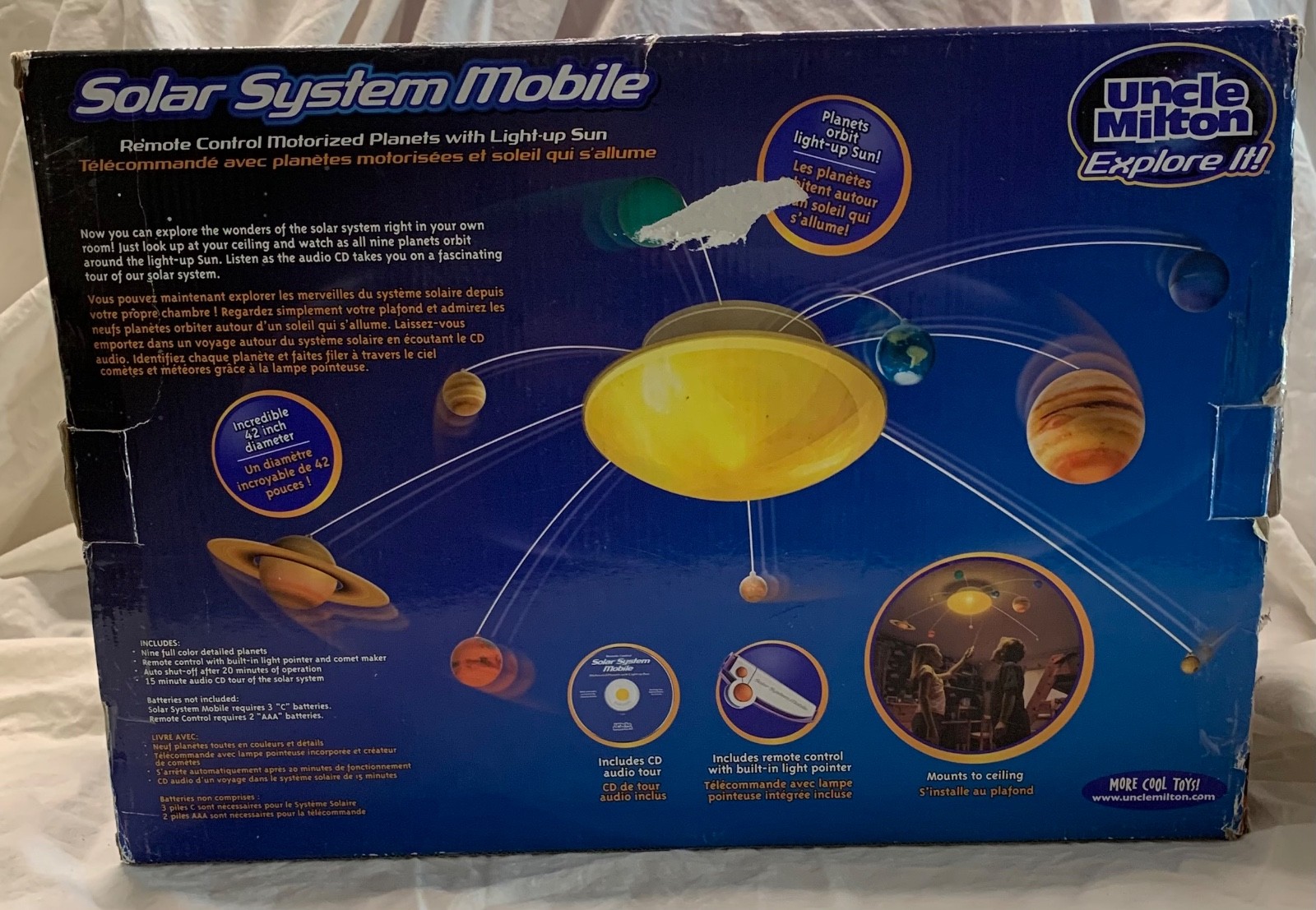 Vintage Uncle Milton Solar System Mobil Large 42 Inch Diameter