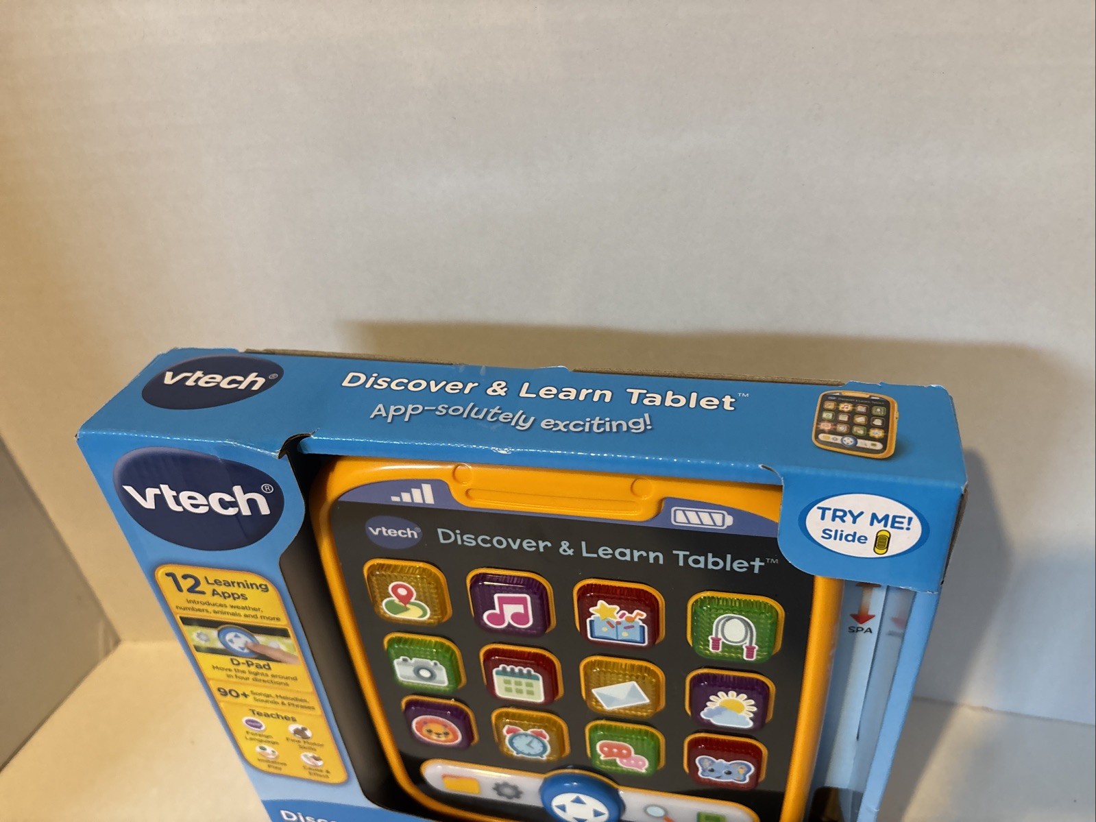 VTech Discover & Learn Tablet 12 Learning Apps 90+ Sounds Bilingual 9-36 Months