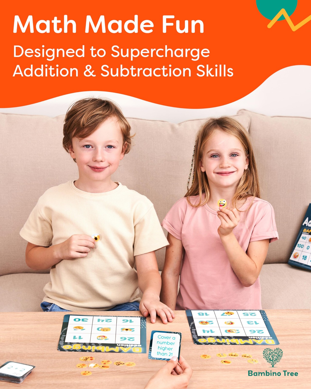 Addition and Subtraction Facts Bingo Game – 1st 2nd & 3rd Grade Educational M…