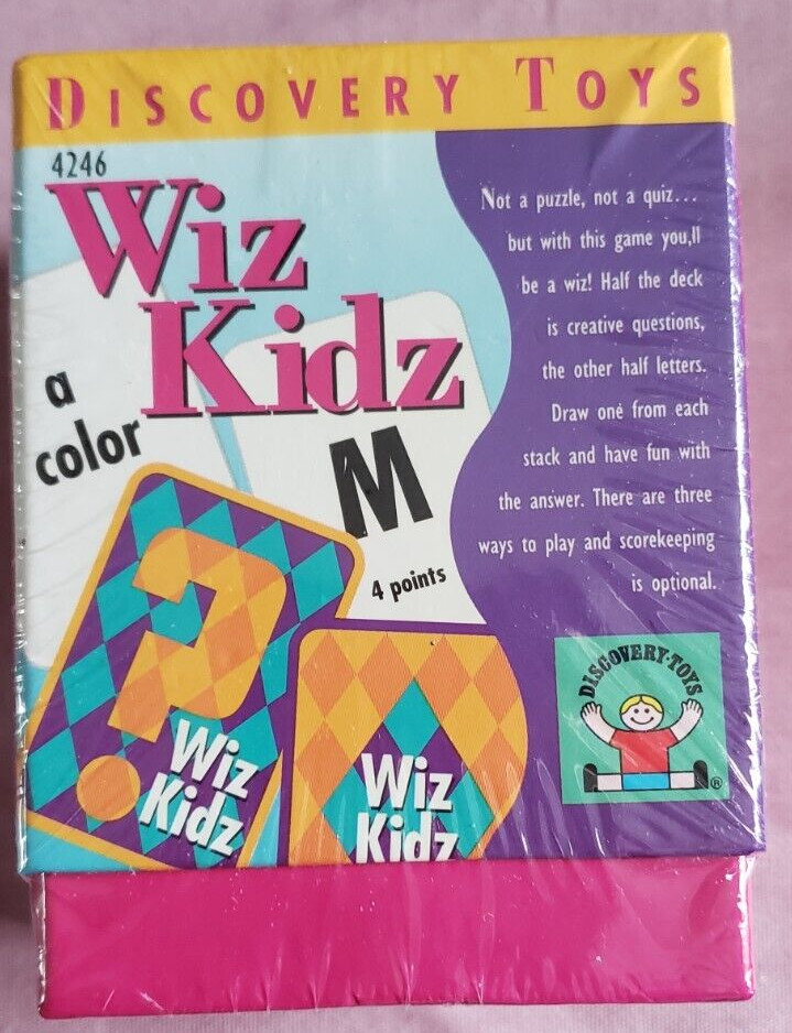 Discovery Toys Wiz Kidz Card Game #4246 NEW Educational Vocabulary Logic Travel