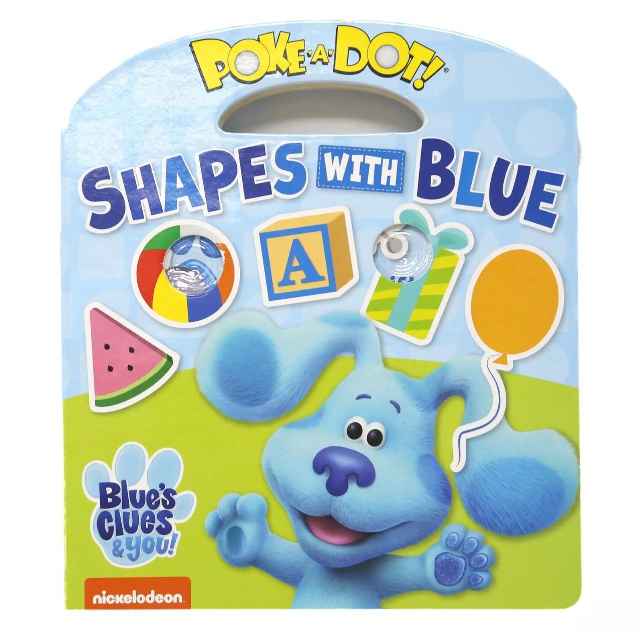 Melissa & Doug Blue’s Clues & You! Poke-A-Dot Shapes Children’s Book – BRAND NEW