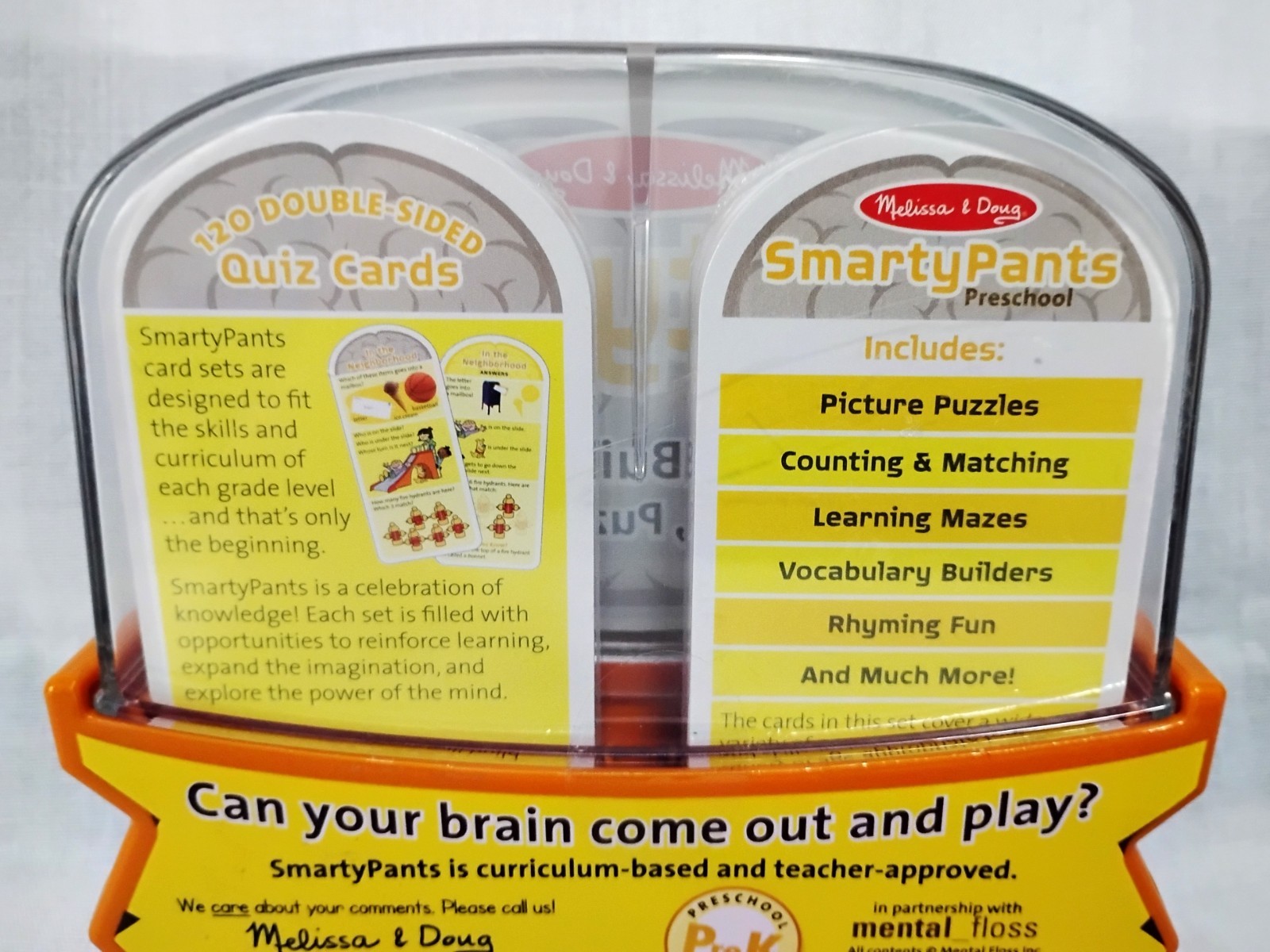 NEW Melissa & Doug Smarty Pants Preschool Genius 120 Brain Building