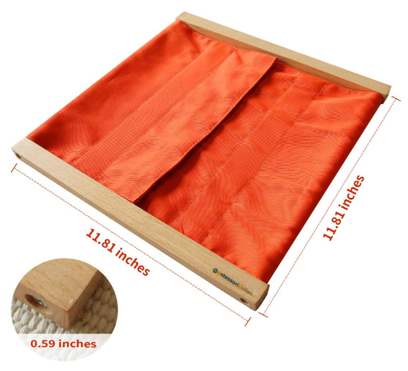 Montessori Snapping Frame Practical Life Skill Tool for Toddlers Preschool Kids