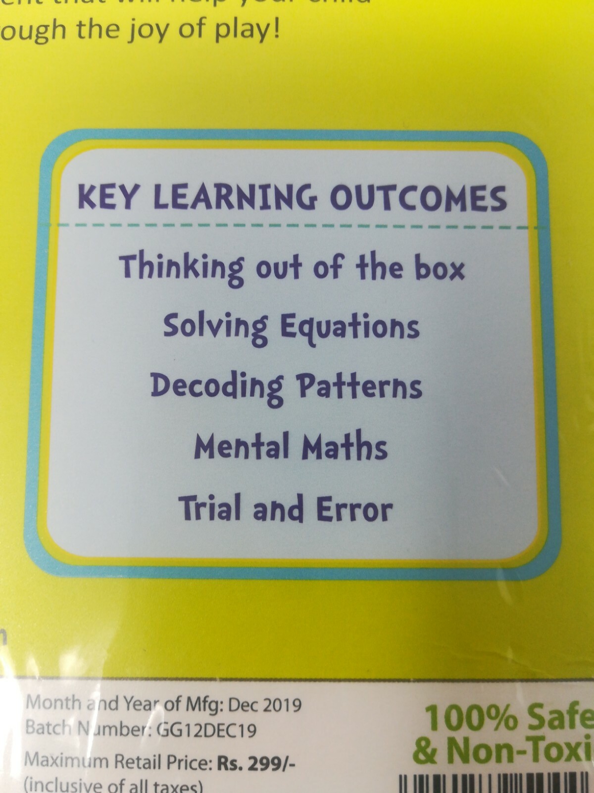 Skillmatics Educational Game: Brain Games 6-99 Years Erasable and Reusable New