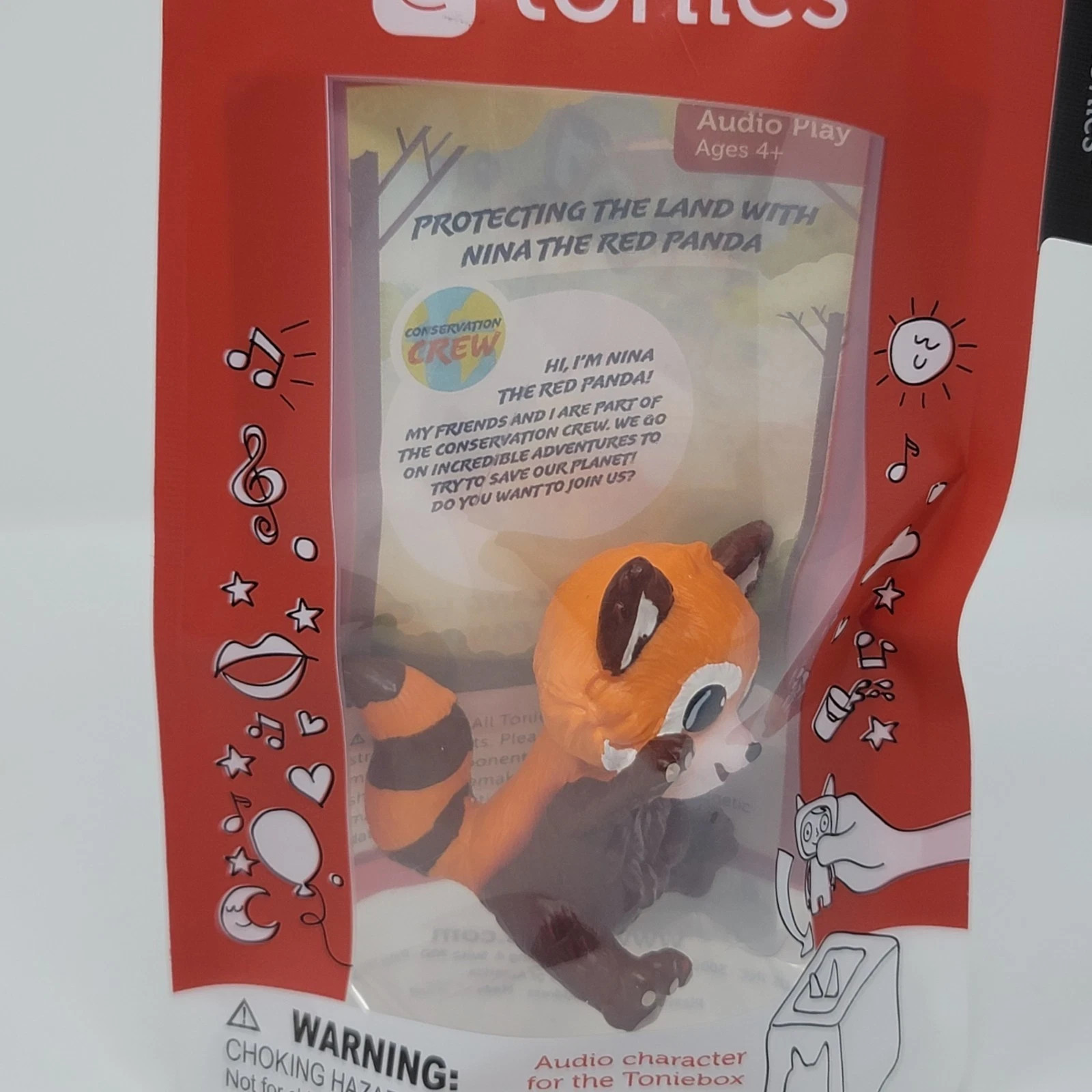 Tonies Protecting the Land with Nina the Red Panda Tonie Audiobook Children
