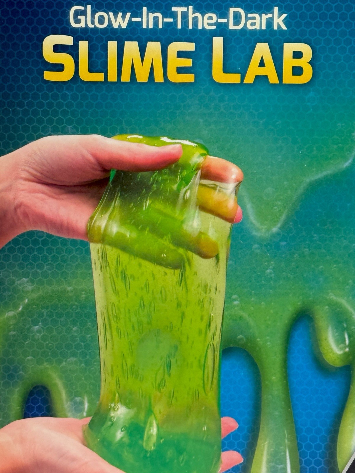 National Geographic STEM GLOW IN DARK Slime Lab~ Amazing Worms Chemistry Kit LOT