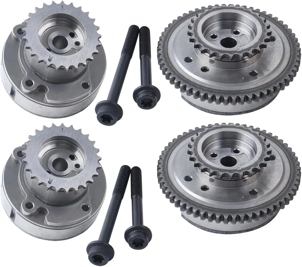 Intake Exhaust Timing Camshaft Sprocket VVT Cam Phaser 4Pcs Compatible with F150