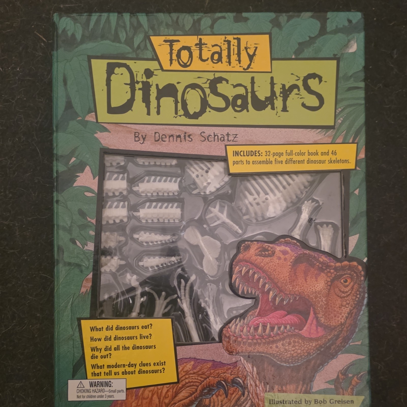 Silver Dolphin Totally Dinosaurs Mix-and-Match Cut-Out Color Book, Ages 8+, 2000
