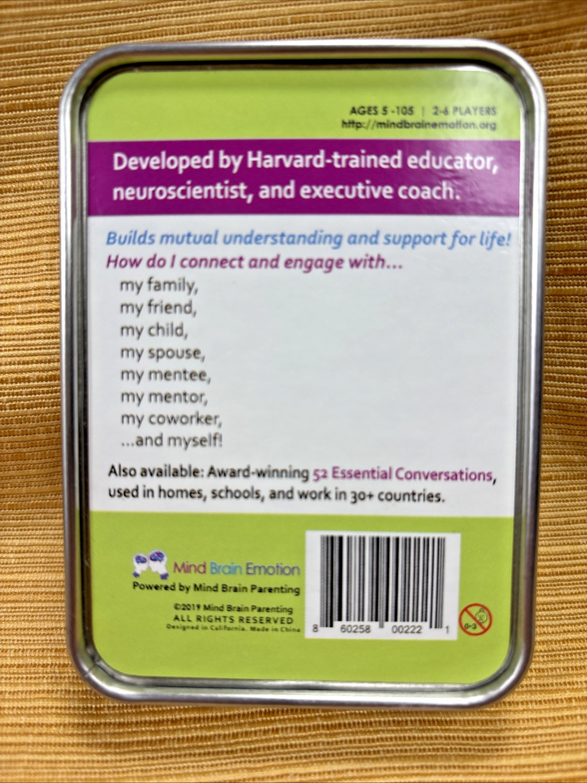 Mind Brain Emotion 52 Essential Relationships Skills Intelligence Training Game