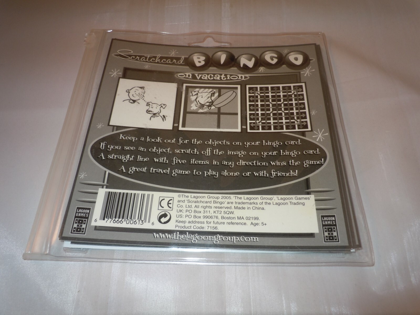 2 Kids Scratchcard Travel Car Bingo Game