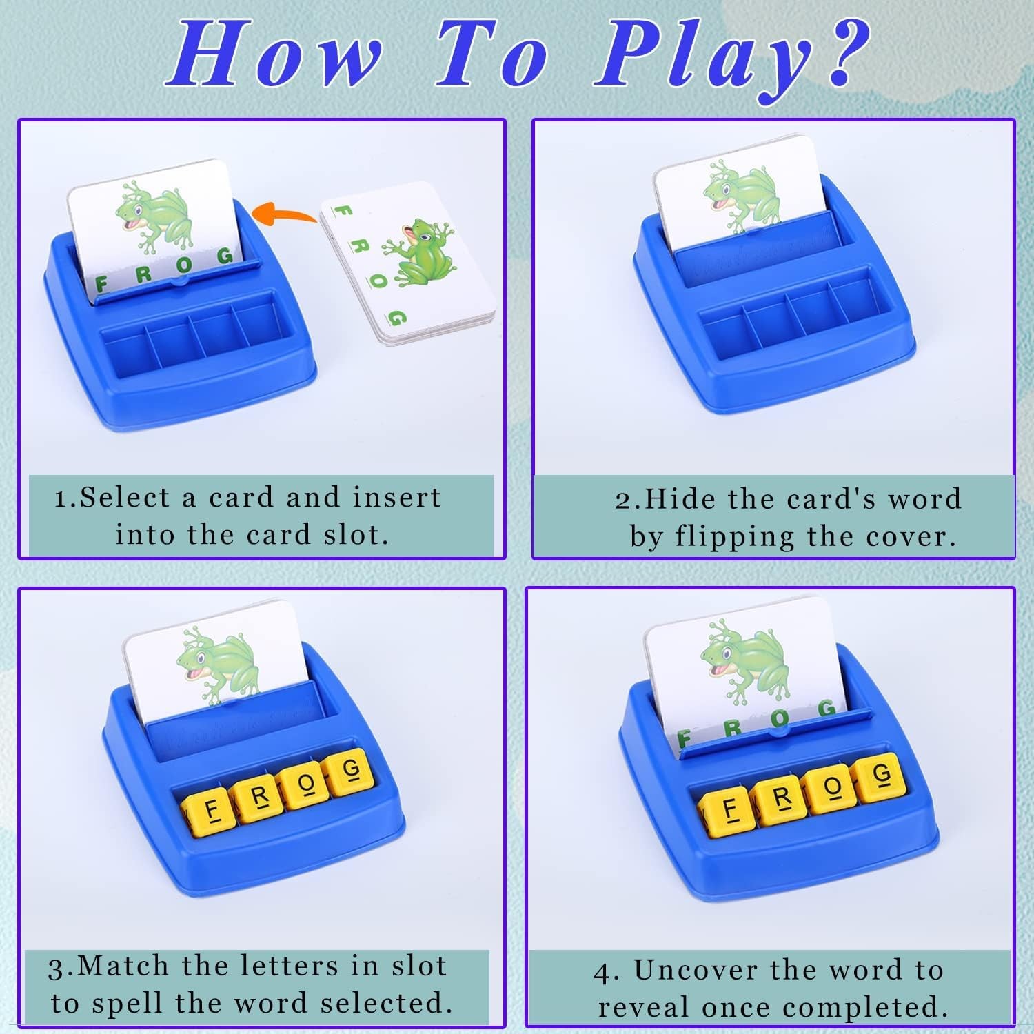 Matching Letter Spelling Games for Kids – Educational Toys for Ages 4-6