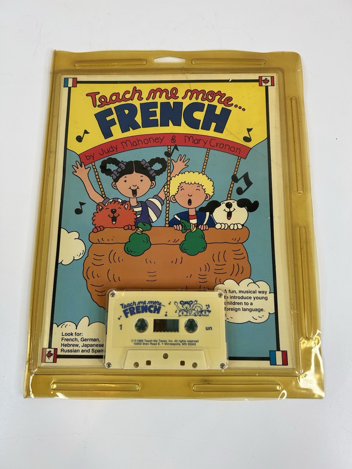 Teach Me More French Language Book & Cassette Tape Kids Age 2 – 12 Homeschooling