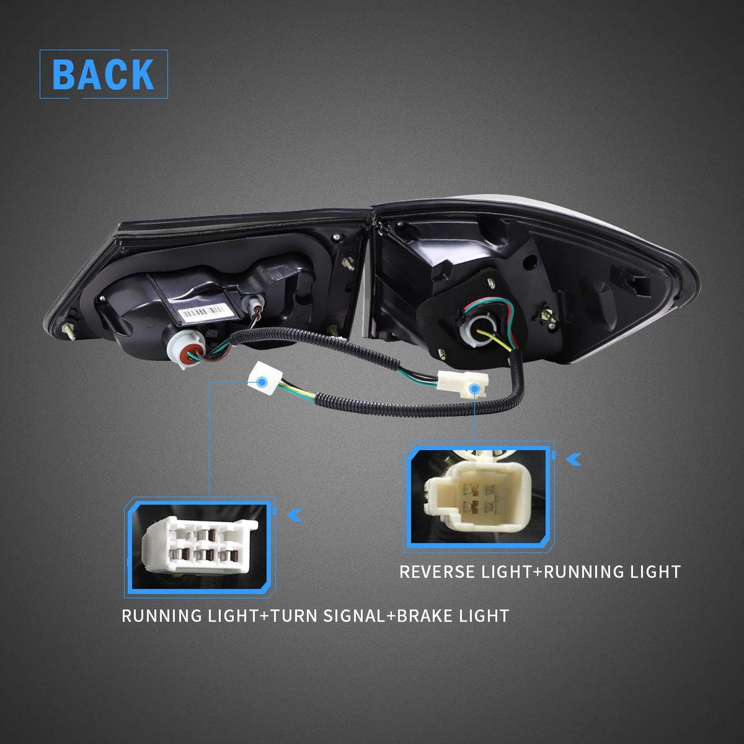 VLAND Led Tail lights Compatible with Base Sedan Lexus IS250 IS350 IS22d 2006…