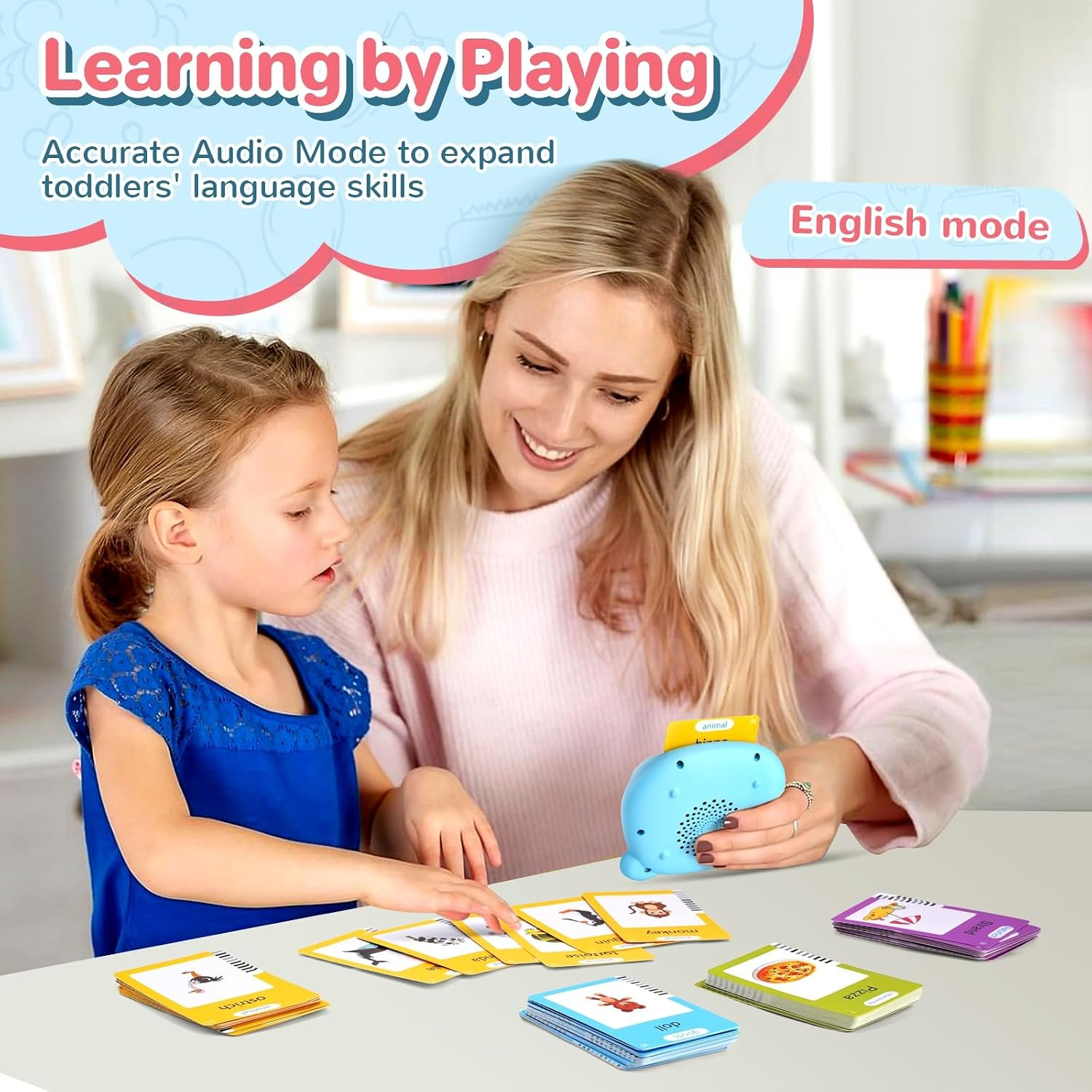 English Talking Flash Cards for Toddlers, 510 Sight Words for Learning Toys