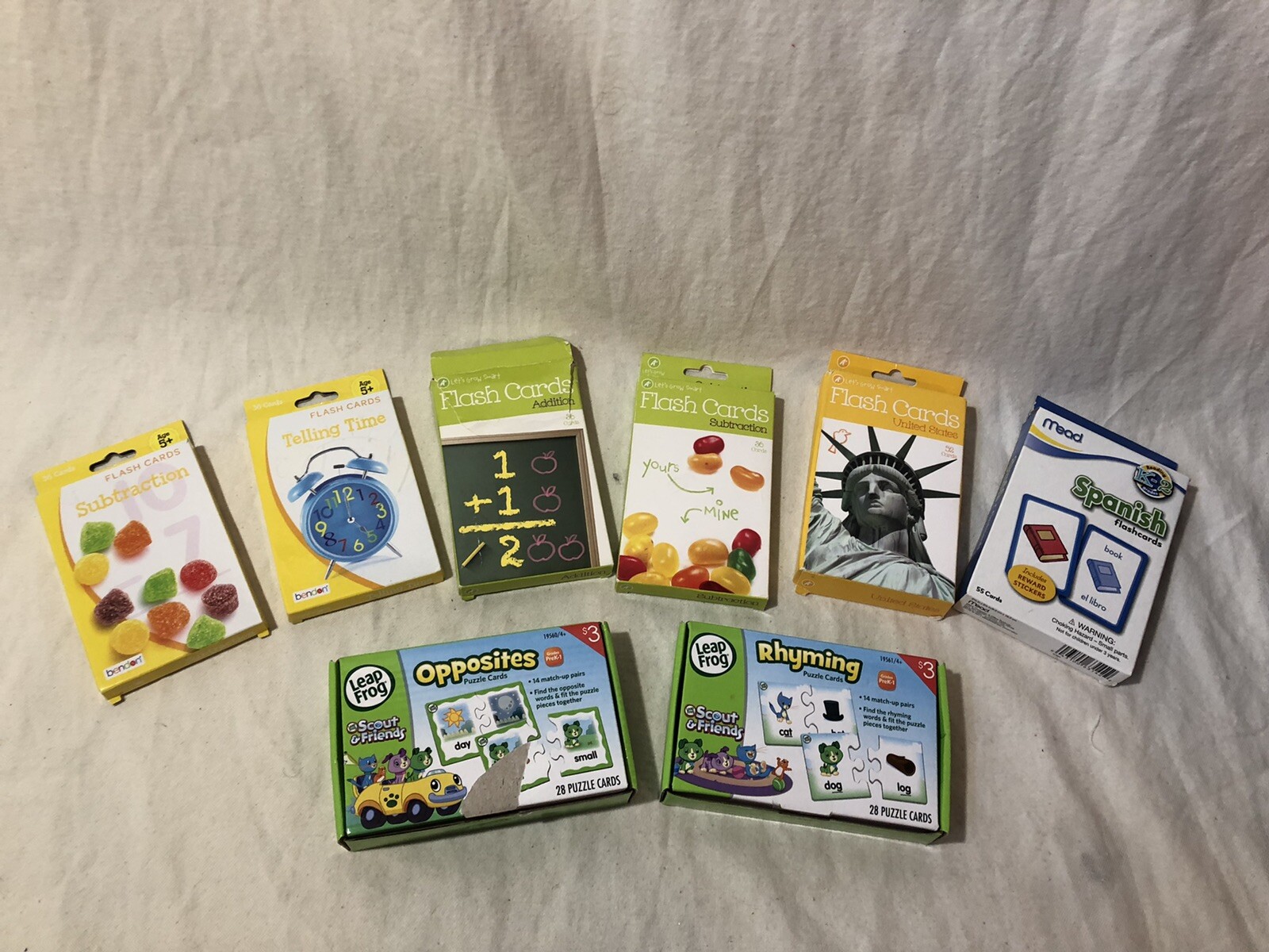 Bendon, Let’s Grow Smart, Mead Flash Cards Super Pack – Leap Front Puzzles