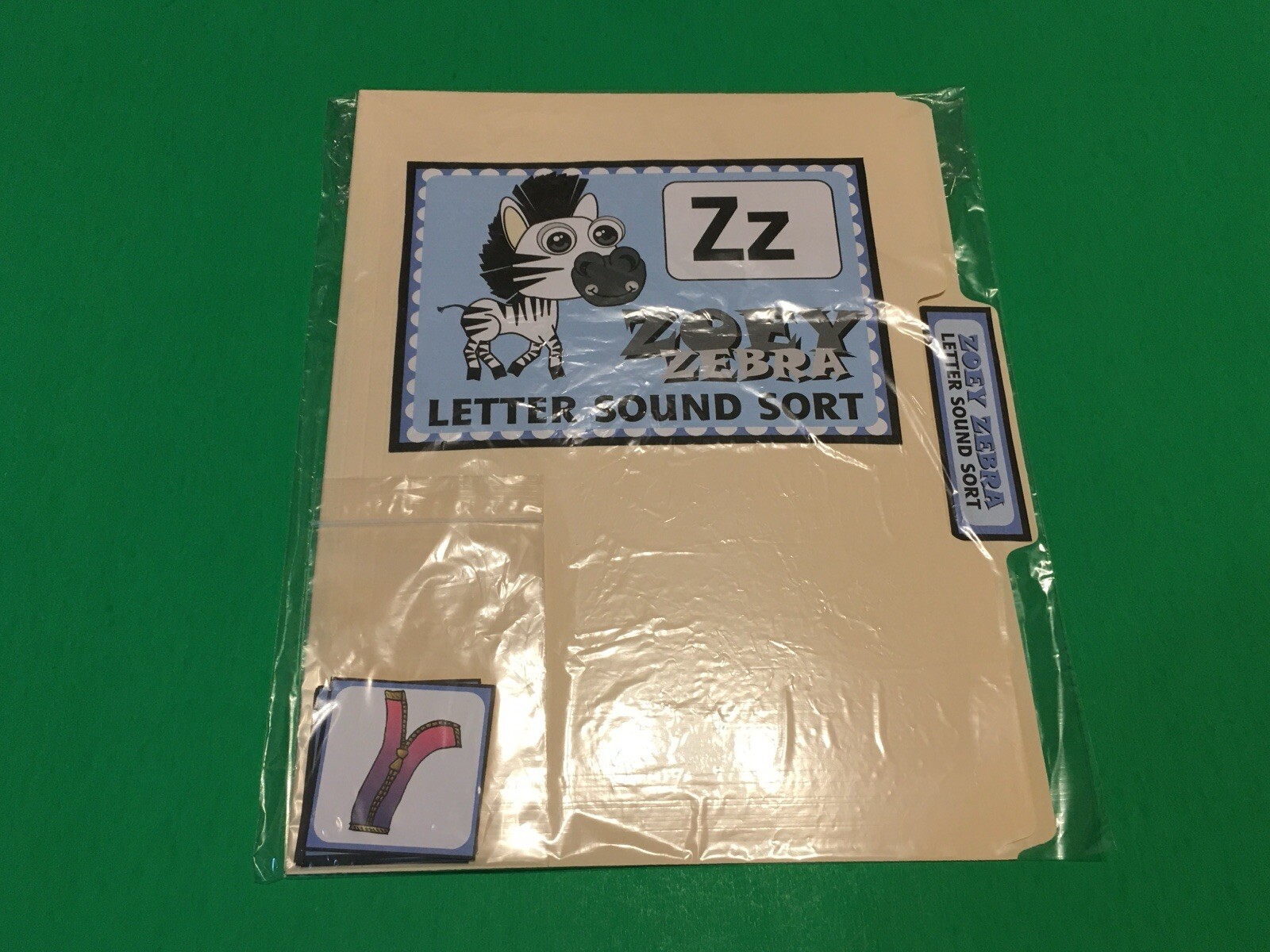 A To Z – DIY – 26 File Folder Kits – Activity Set for Learning Centers PRINTED