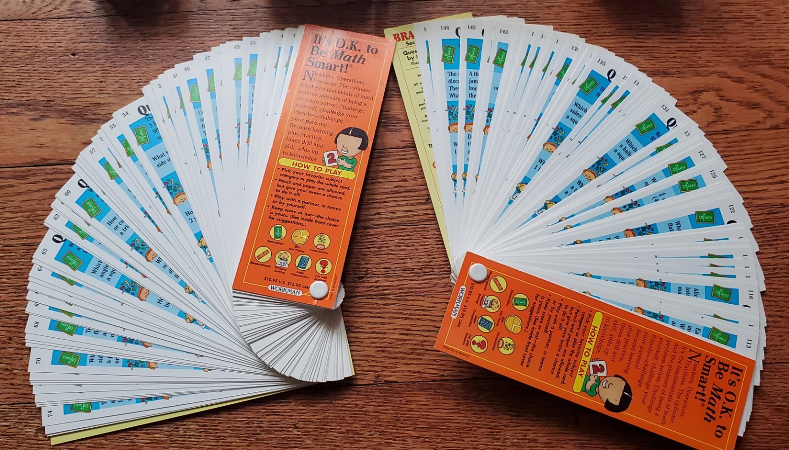 Brain Quest Lot 4-Decks 1st 2nd Grade learning teaching Home School Education