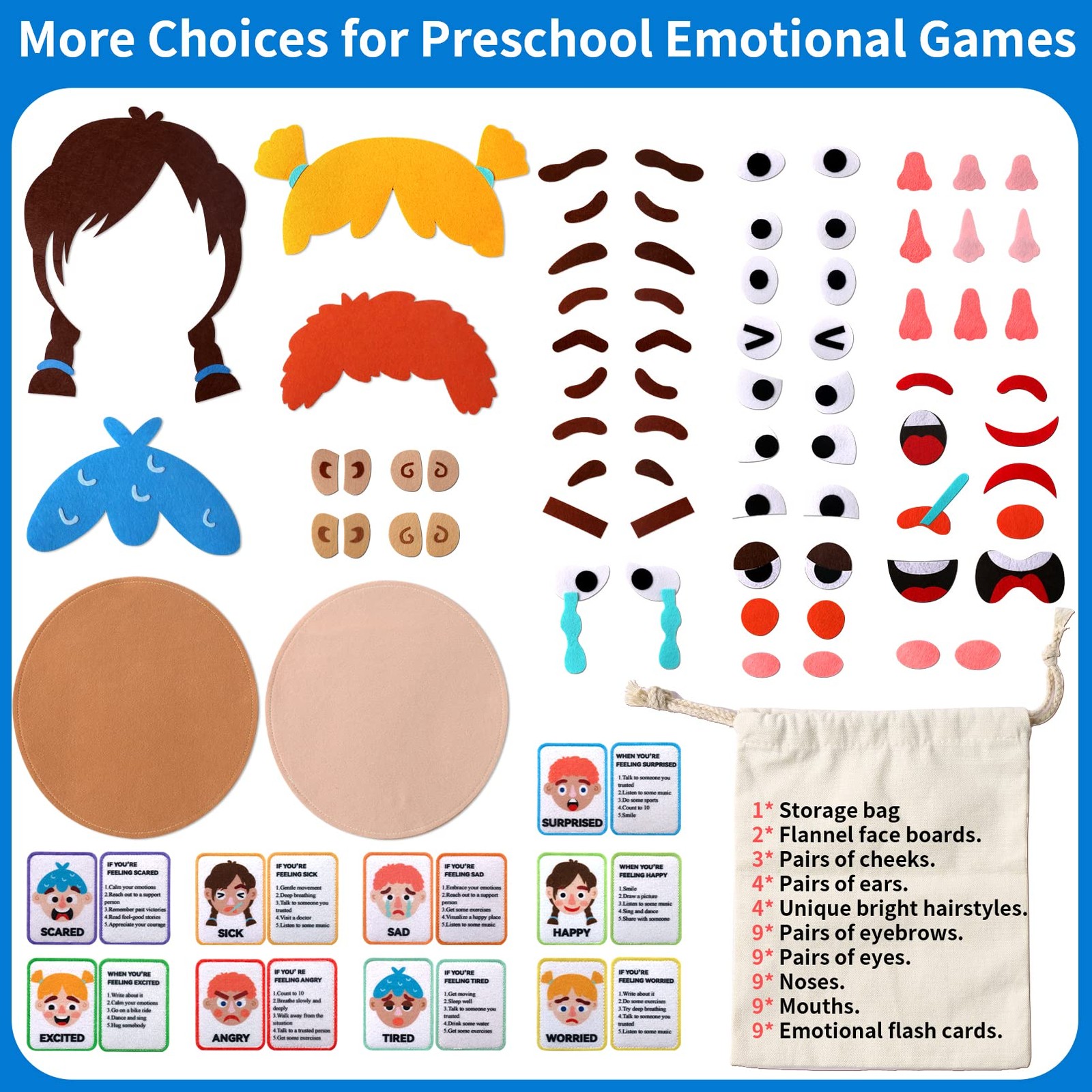 86 Pcs Social Emotional Learning Activities Sensory Toys for – Montessori Toy…