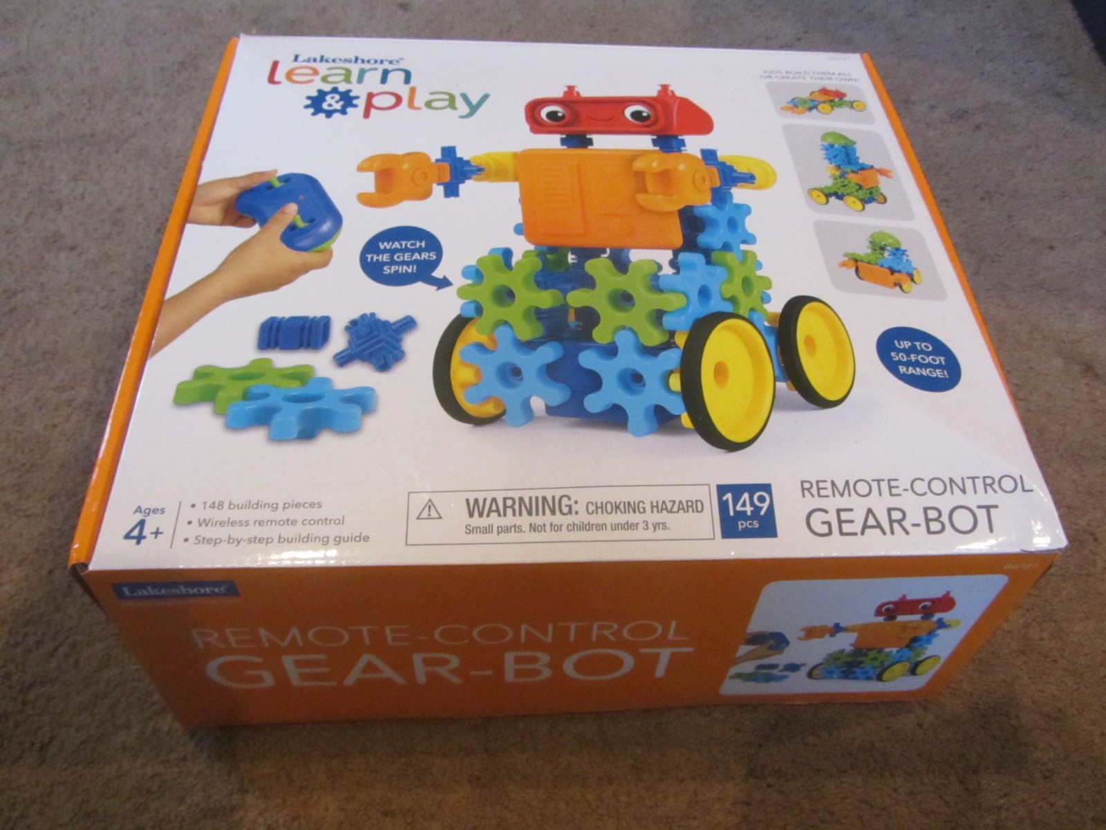 Lakeshore Remote Control Gear-Bot Building Blocks – NO REMOTE