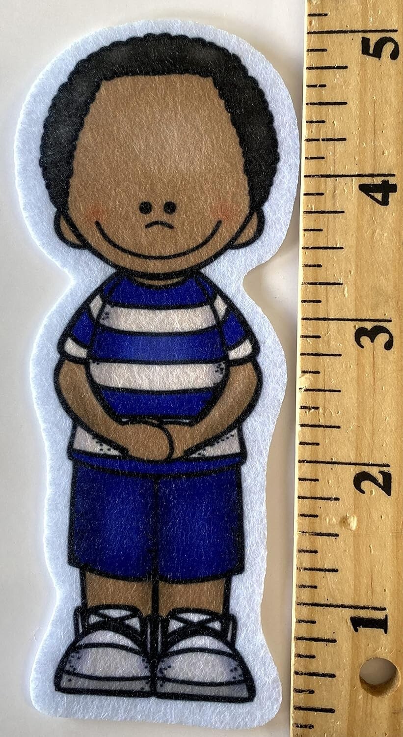 Manners Matter Felt Figures for Flannel Board Interactive Teaching Aide for Kids