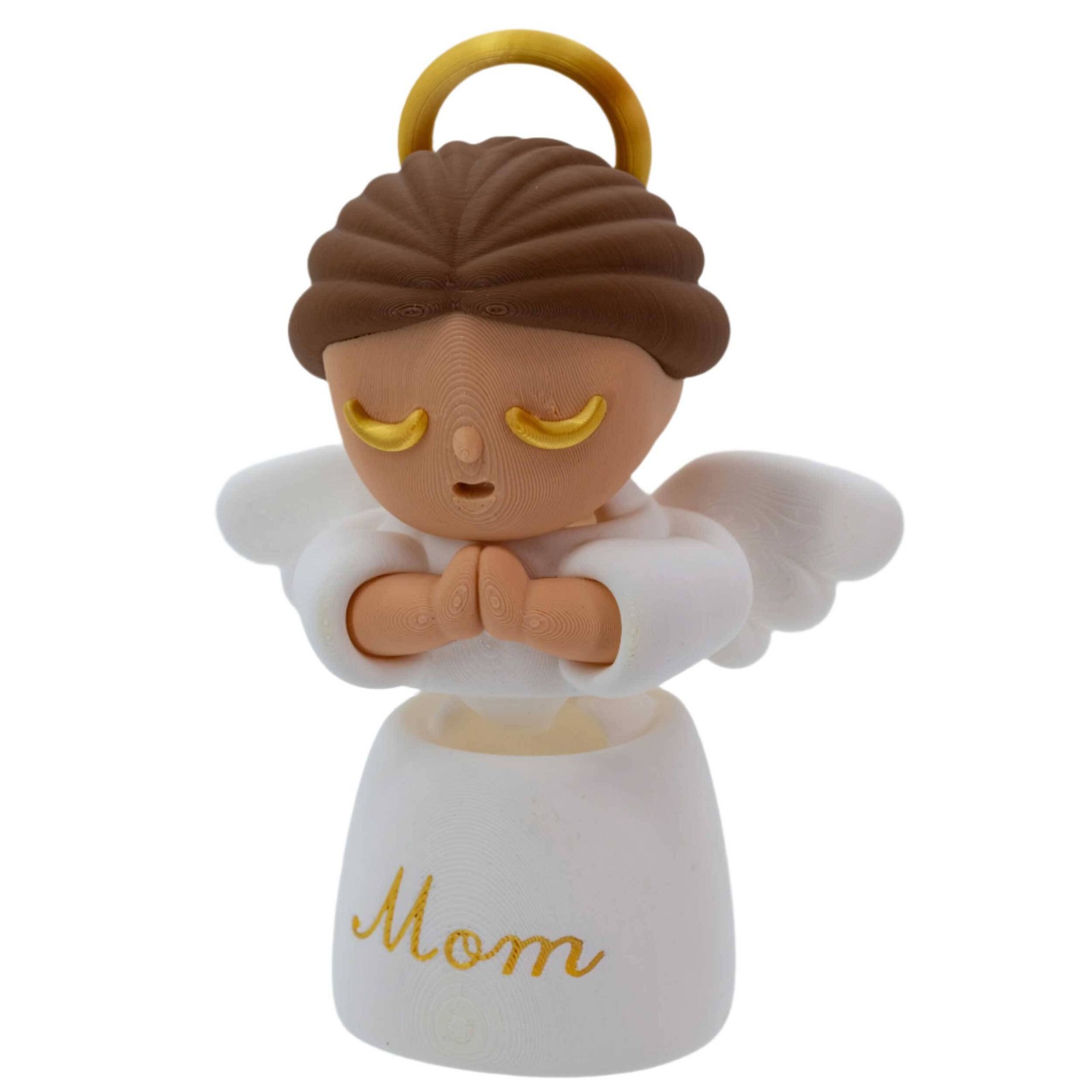 3D Printed Angel | 6″ x 4″ x 2.5″ | 3 oz | Mom & Dad Design | Black Sheep Produc