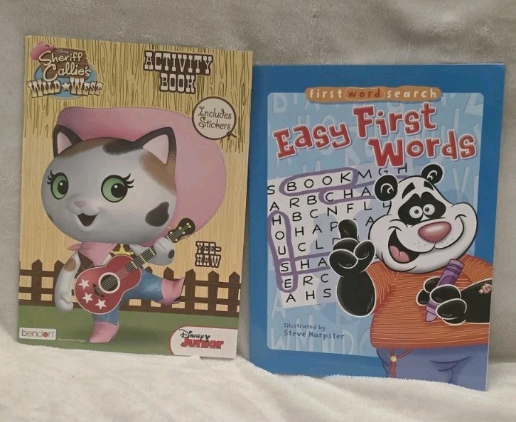 Sheriff Callie’s Wild West Activity Book w/Stickers & Easy First Words HB30