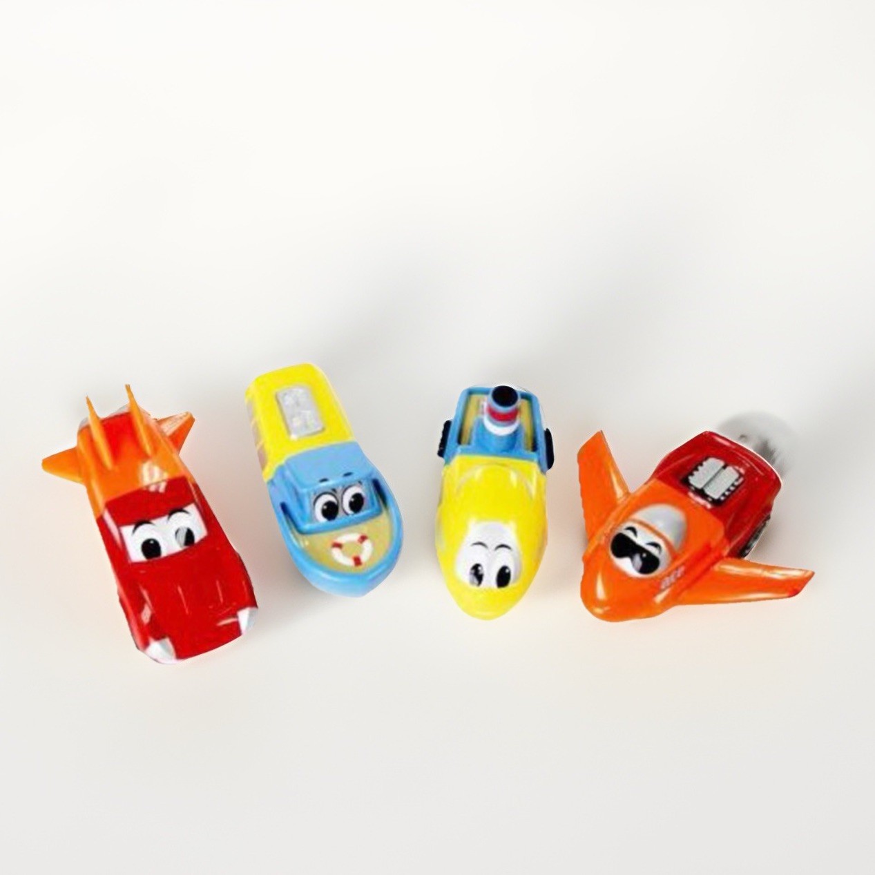 Popular Playthings Mix-n-match Junior Magnetic Vehicles 8 Piece Play Set