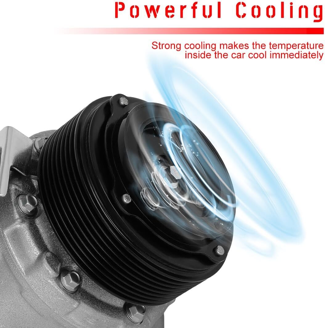 cciyu Air Conditioning Compressor 2012-2015 Fit for BMW 335i 3.0L 2014-2016 Fit