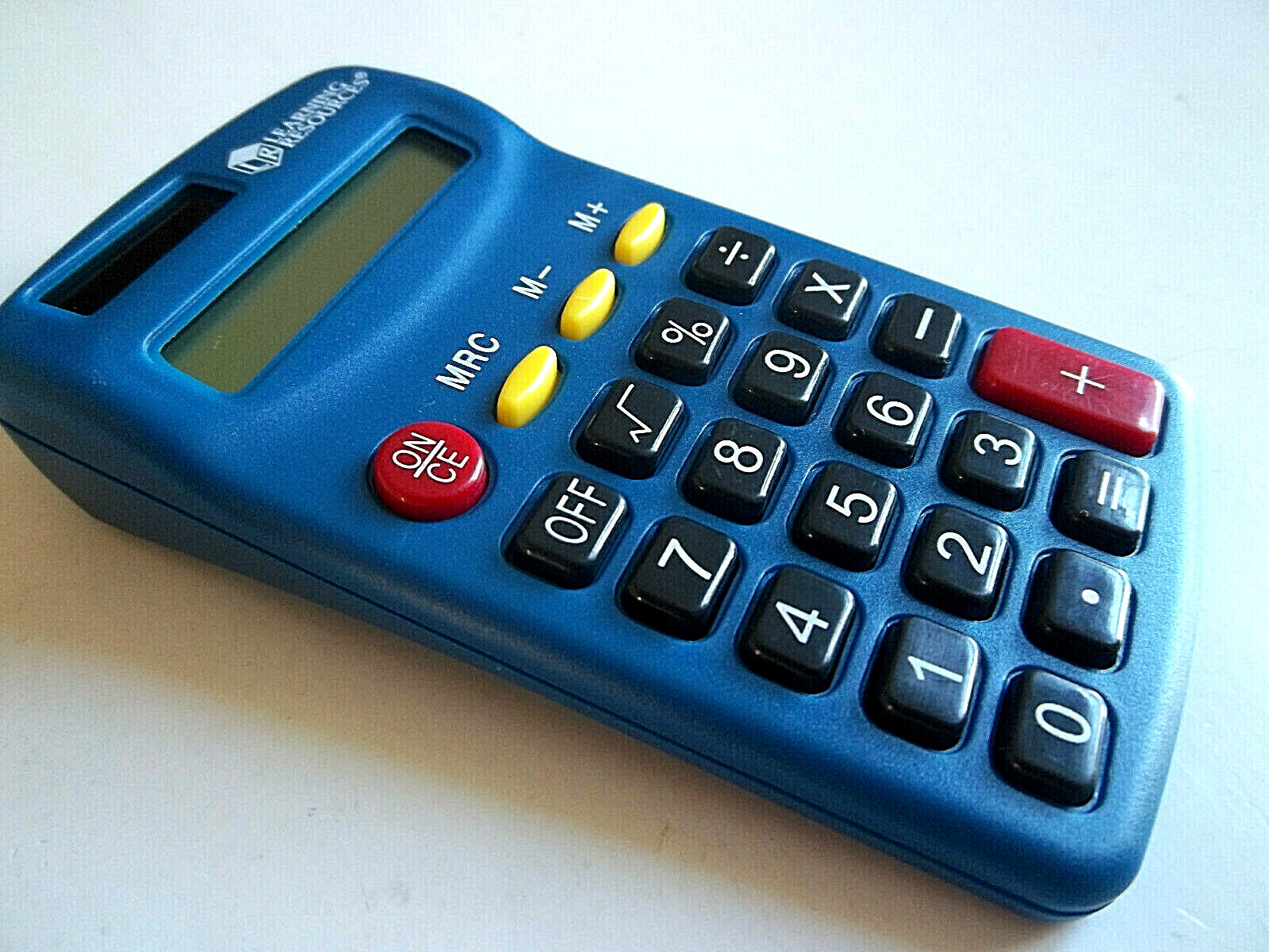 Learning Resources Primary Calculator Solar & Battery Powered Educational