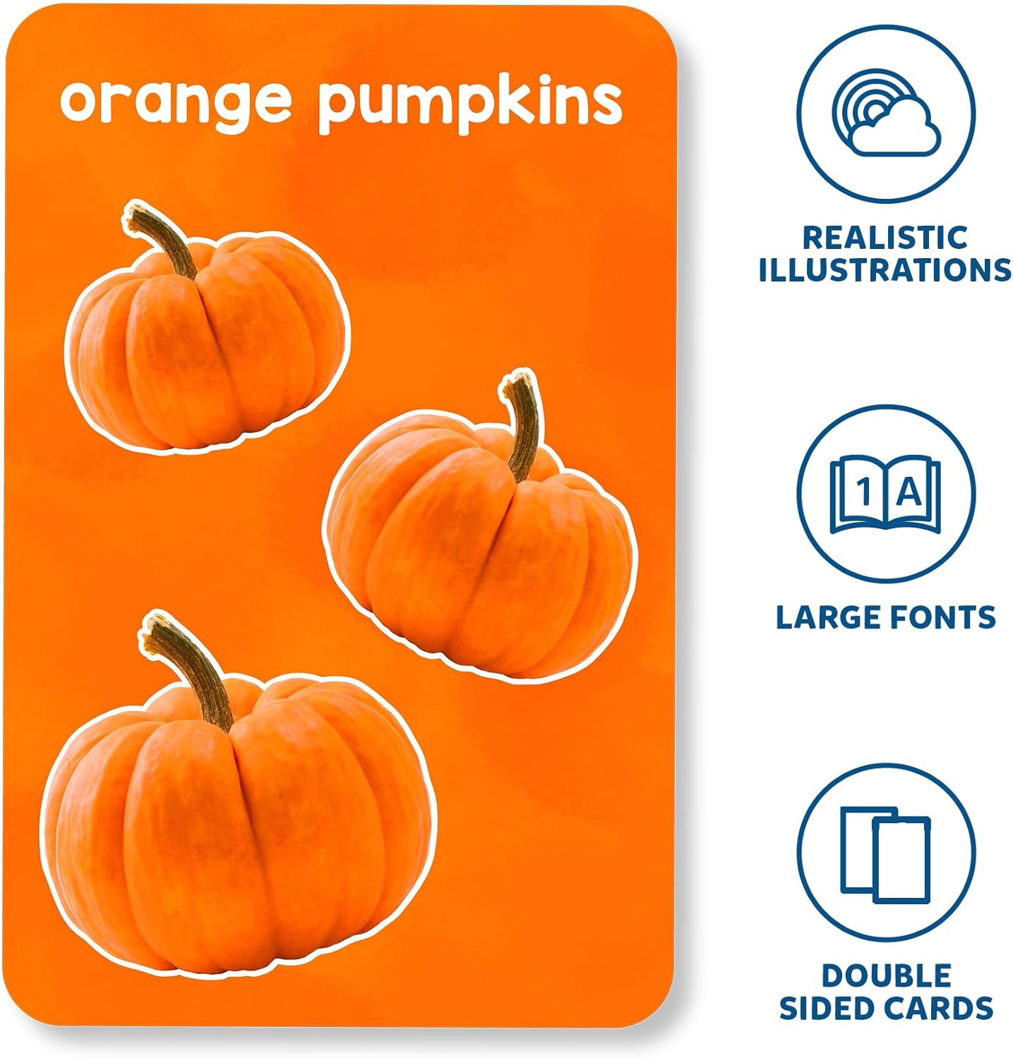 Skillmatics Thick Flash Cards for Toddlers – Letters, Numbers, Shapes & Colors