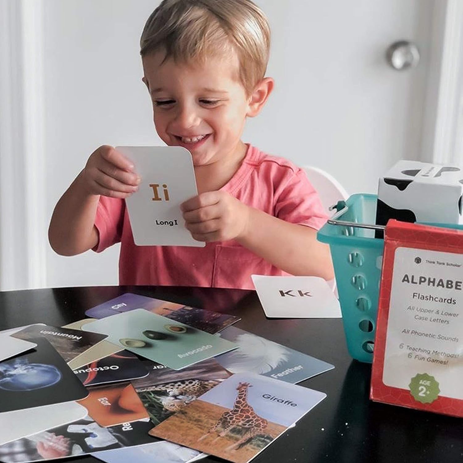 Durable ABC Flash Cards for Ages 2-6 – Phonics and Speech Development Tool