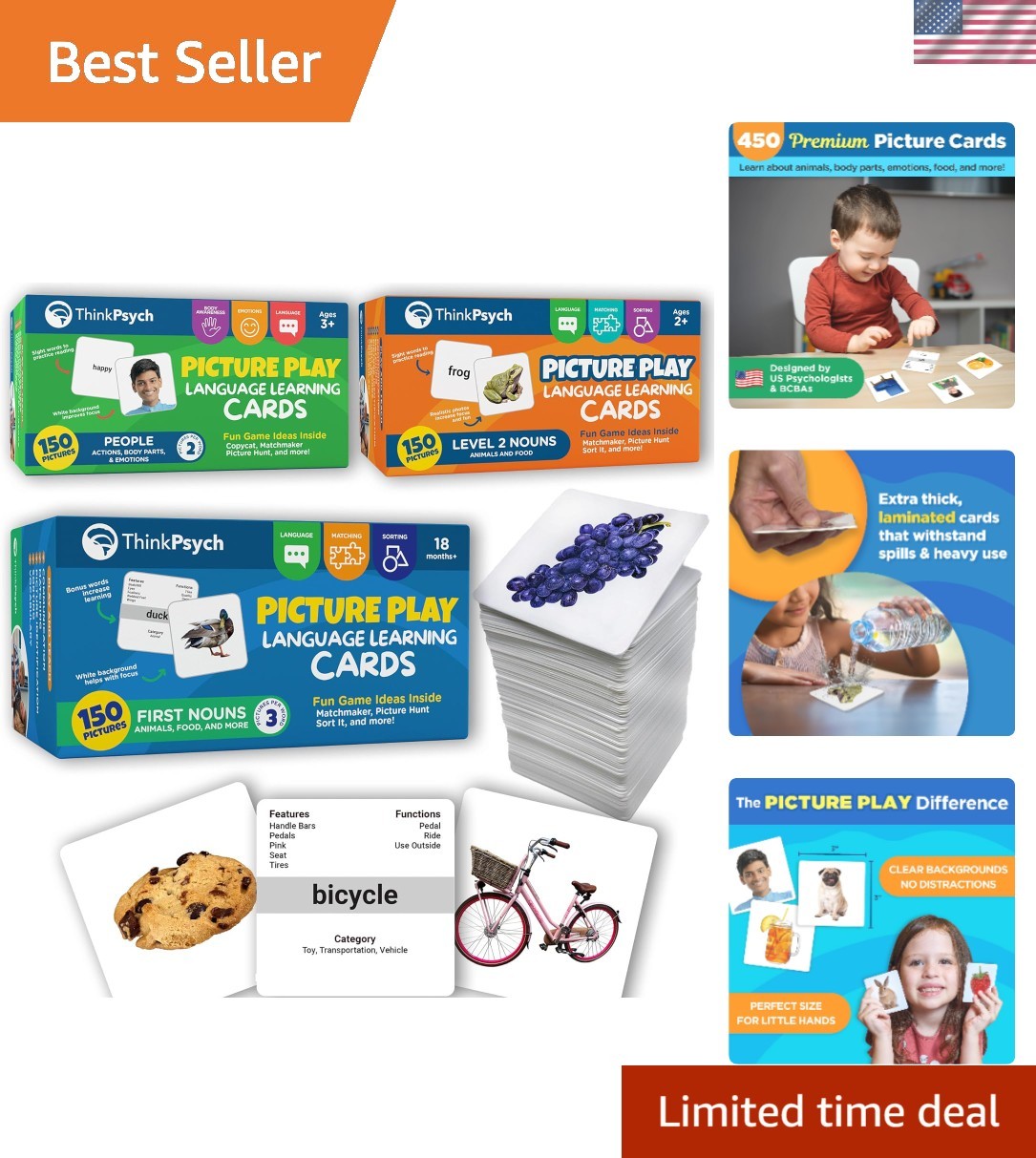 450 Picture Cards for Autism Speech Therapy – Engage & Educate Toddlers