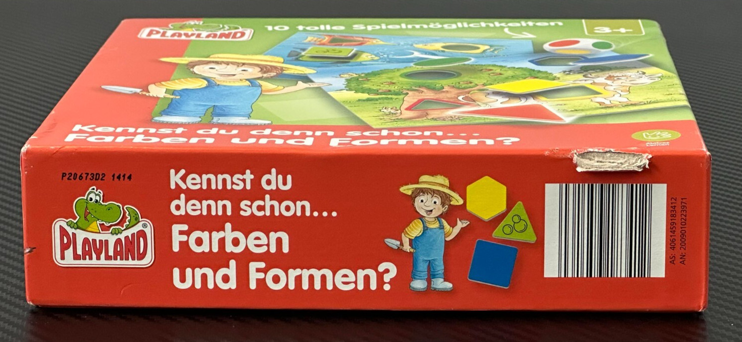 Playland Do You Already Know Colors & Shapes Playful Learning Toy (German)