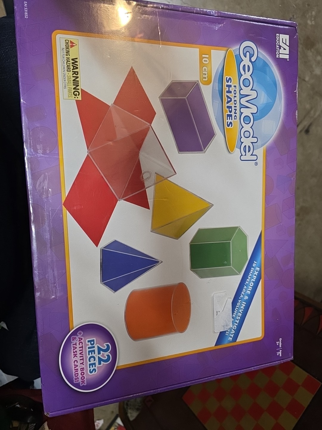 EAI Education Geo Models Folding Shapes 22 Pcs