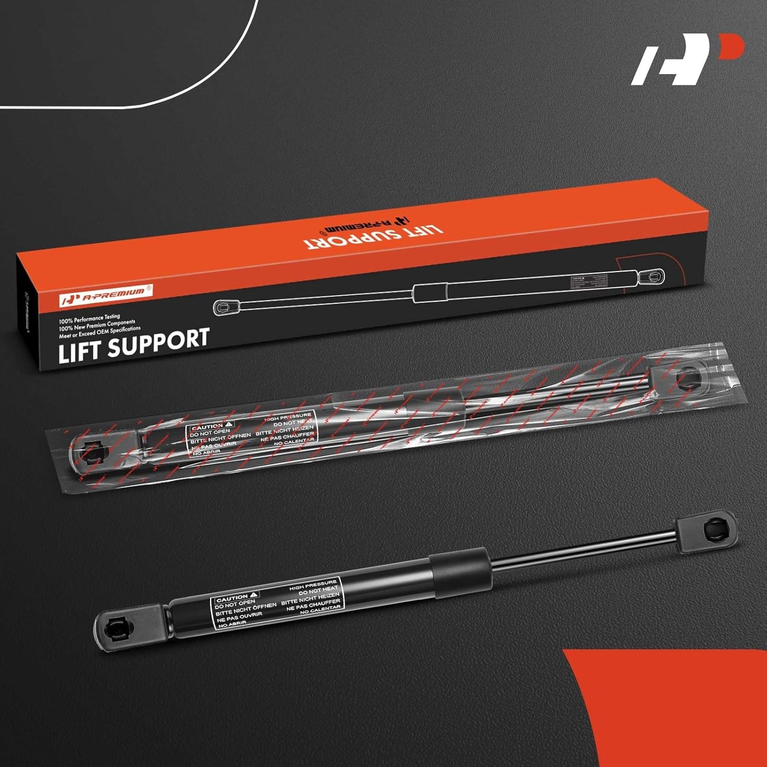 A-Premium Front Hood Lift Supports Shocks Struts Compatible with Ford Models – F