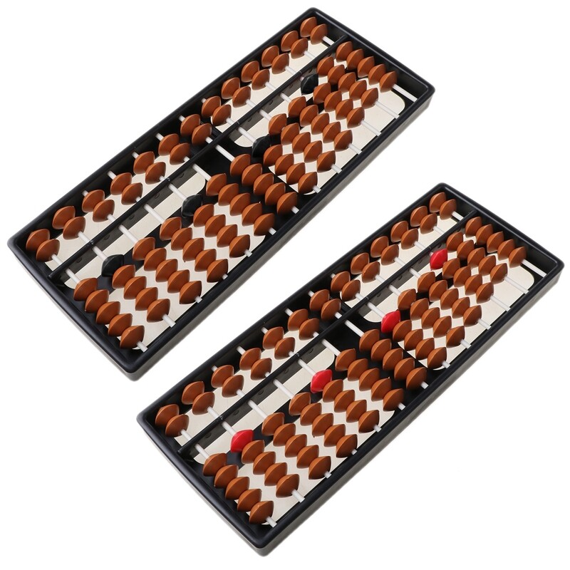 Abacus Arithmetic Soroban 13 Digits Kids Maths Calculating Tool