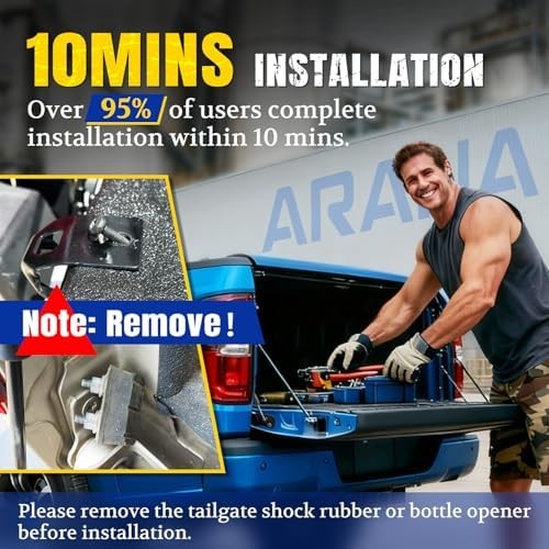 ARANA Tailgate Assist Soft Open for Toyota Tundra 2007-2021 | Truck tail gate sl