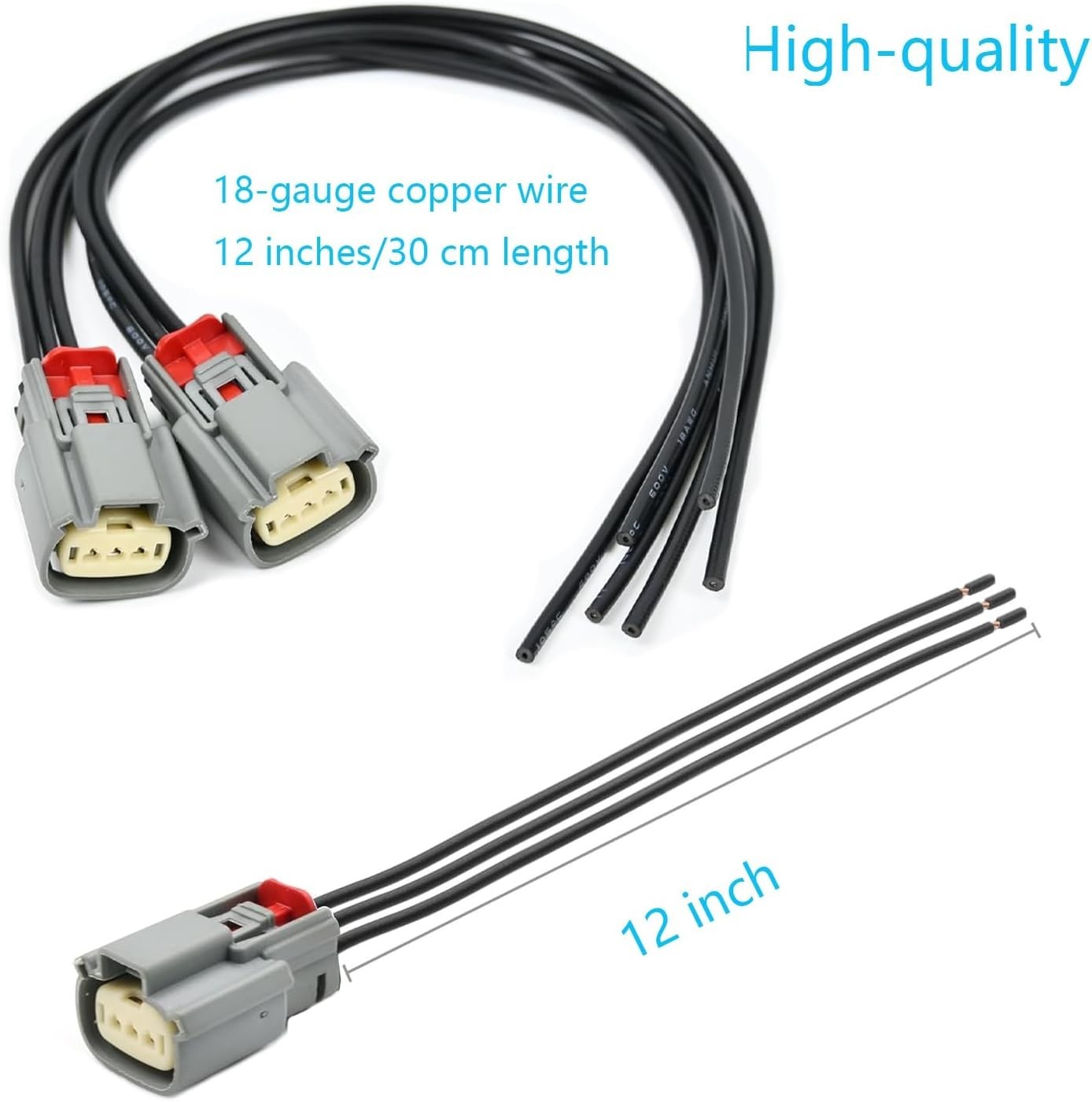 MAMIKO Ignition Coil Connector Pigtail Harness CU2Z-14S411-AFA for Ford