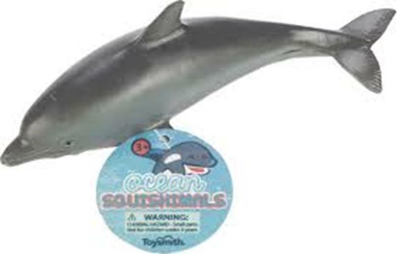 Toysmith Ocean Squishimals Shark Dolphin Whale or Hammerhead Sensory CHOOSE ONE