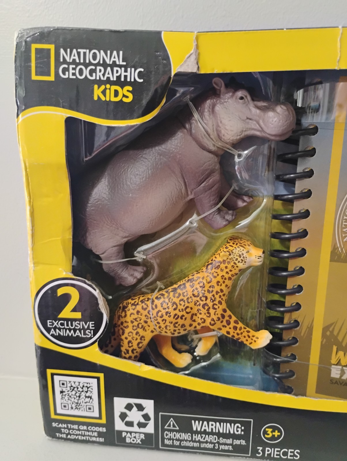NEW National Geographic Kids Wildlife Expedition Savannah Activity Journal Set