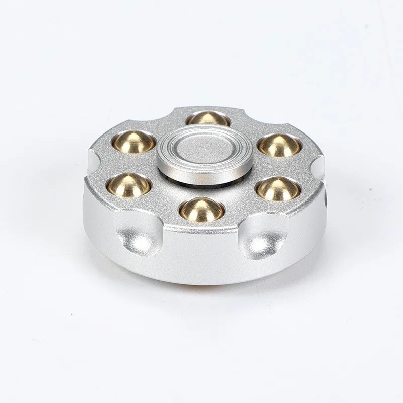 Metal EDC Fidget Spinner Alloy Hand Roller Stress Relief Decompression Toy.