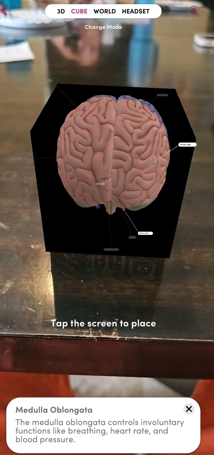 Merge Cube AR/VR Hold Anything Hologram Science STEM Children Christmas Gift Toy