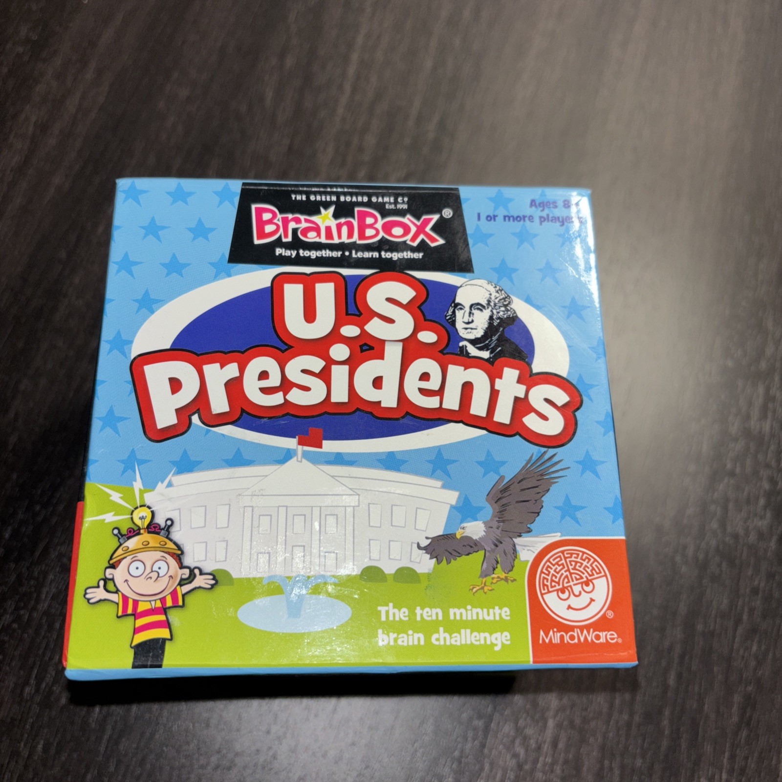 MindWare BrainBox – U.S. Presidents Brain Challenge Game – ages 8+
