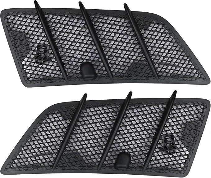 Pair Hood Air Vent Grille Cover Compatible with 2008-2011 Mercedes Benz W164