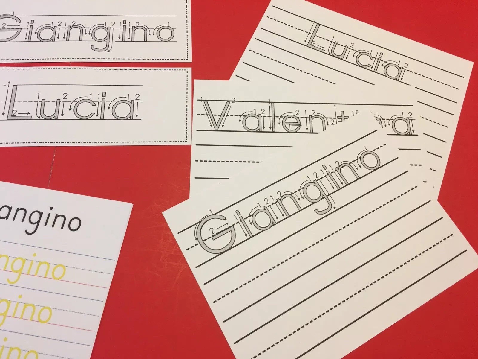 Wipe N Write CUSTOM Names Card Kit – Laminated Card – PERSONALIZED FOR YOU CHILD