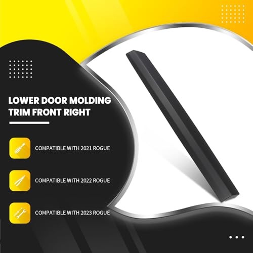 Front Right Passenger Side Lower Door Molding Trim Compatible with 2021-2023