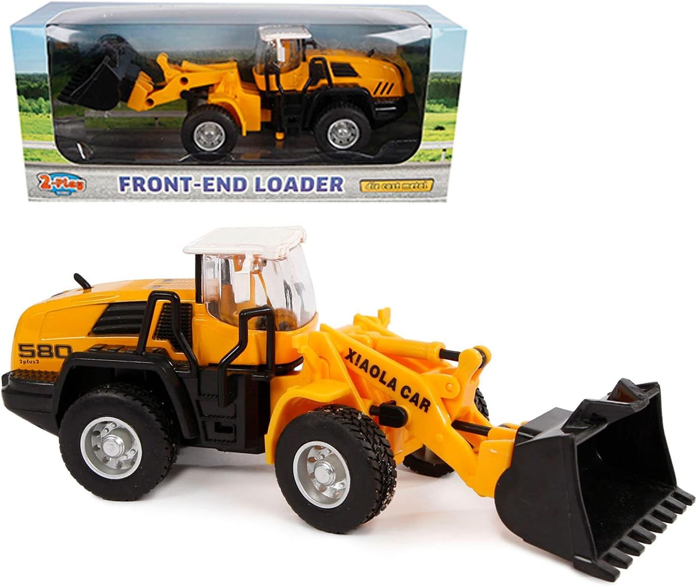Basic 2-Play Traffic Pull-Back Loader 16 cm
